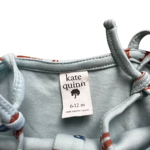 Kate Quinn Blue Alphabet Sun Dress Size 6-12 Months - Picture 4 of 5